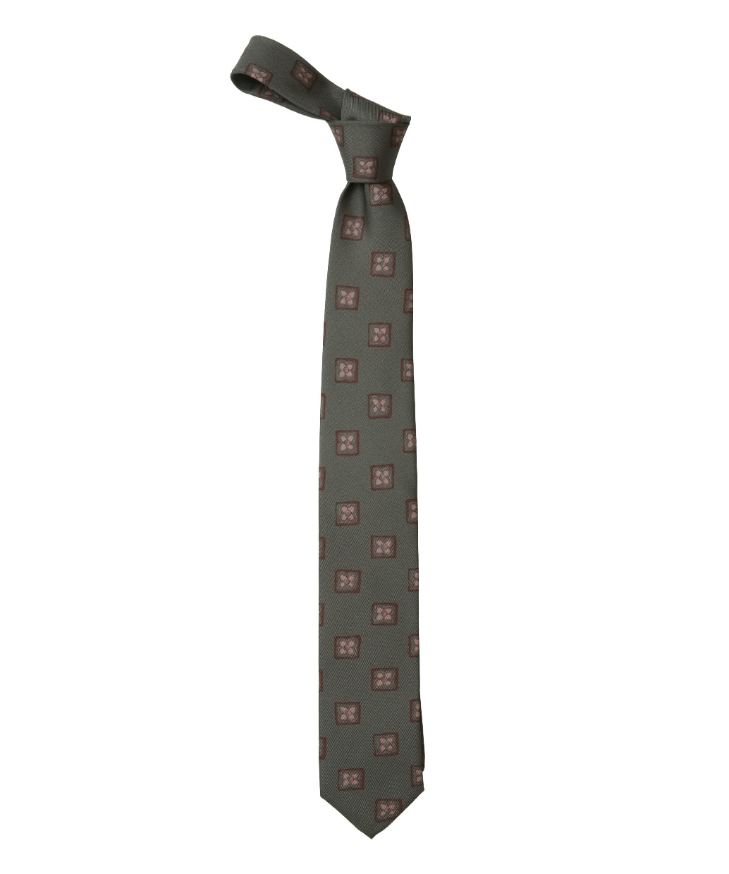 LARDINIのシルク 小花柄 ネクタイ