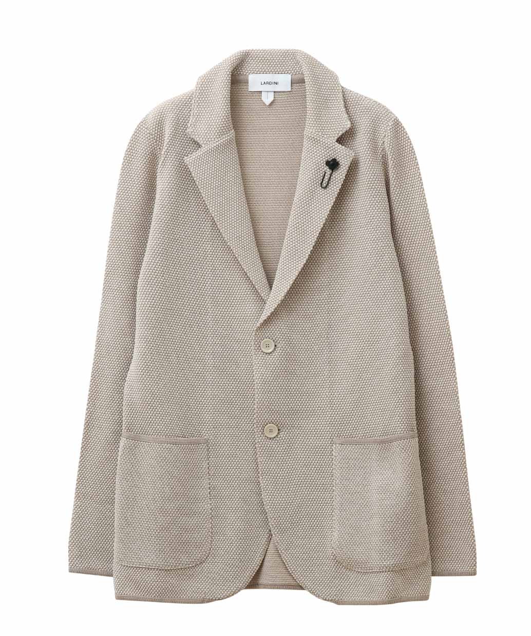 LARDINIのコットン ニットジャケットB.R.CHANNELご紹介モデル