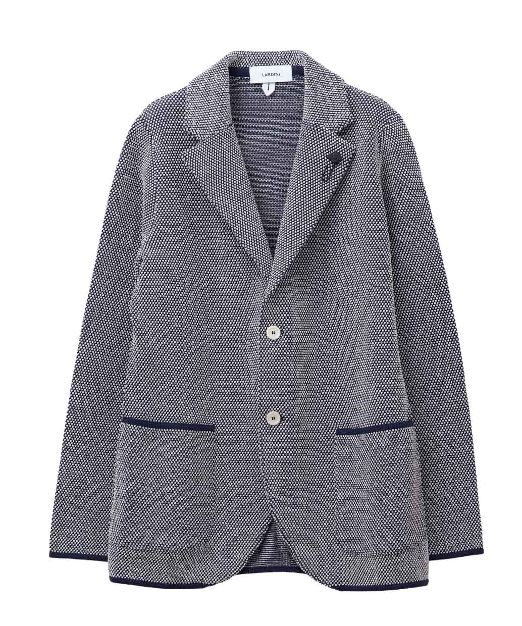 LARDINIのコットン ニットジャケット
