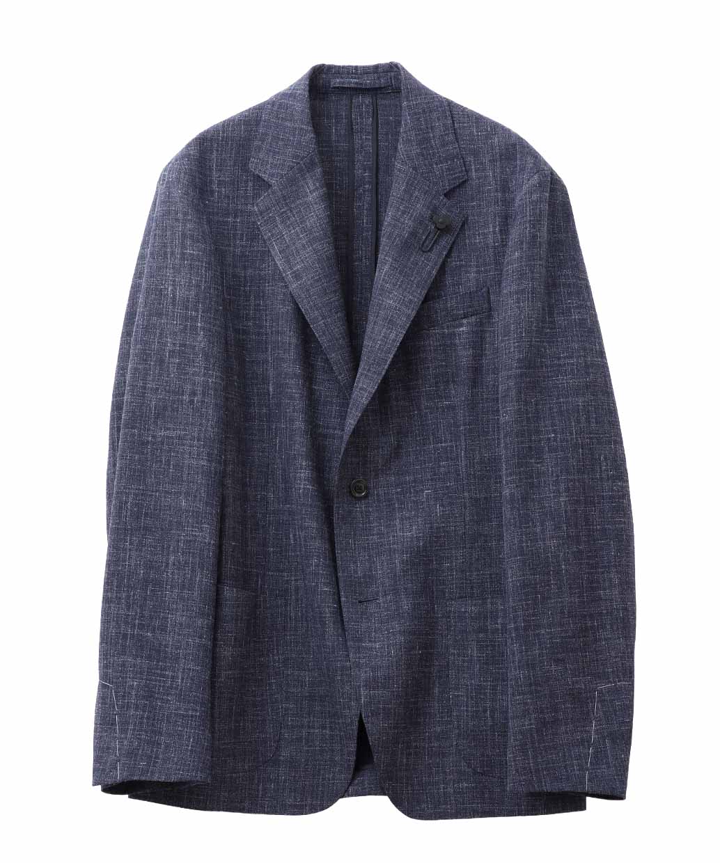 LARDINIのウールシルクリネン シングル ジャケット ROMA