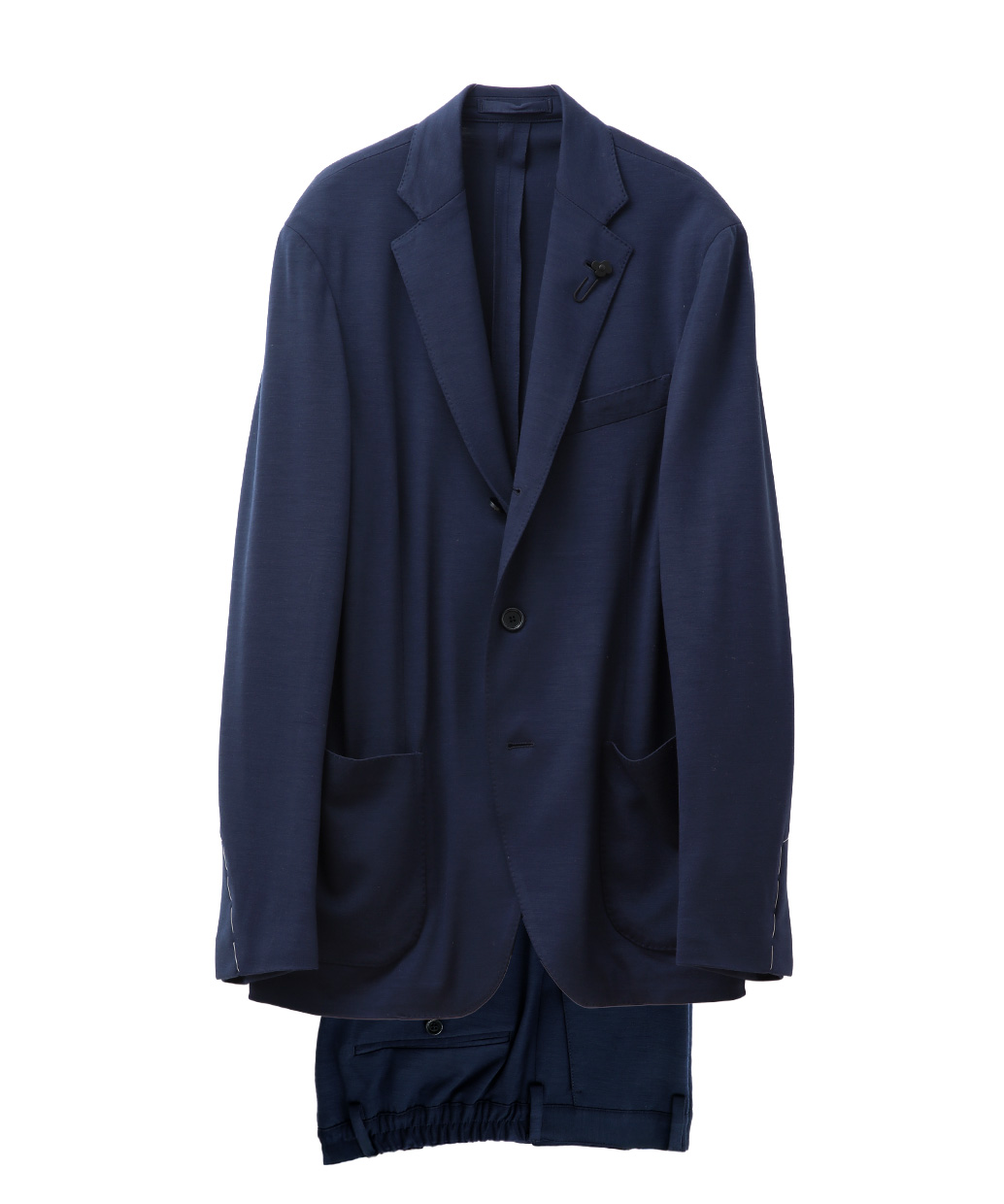 LARDINIのウールジャージ シングル スーツ EASYWEAR
