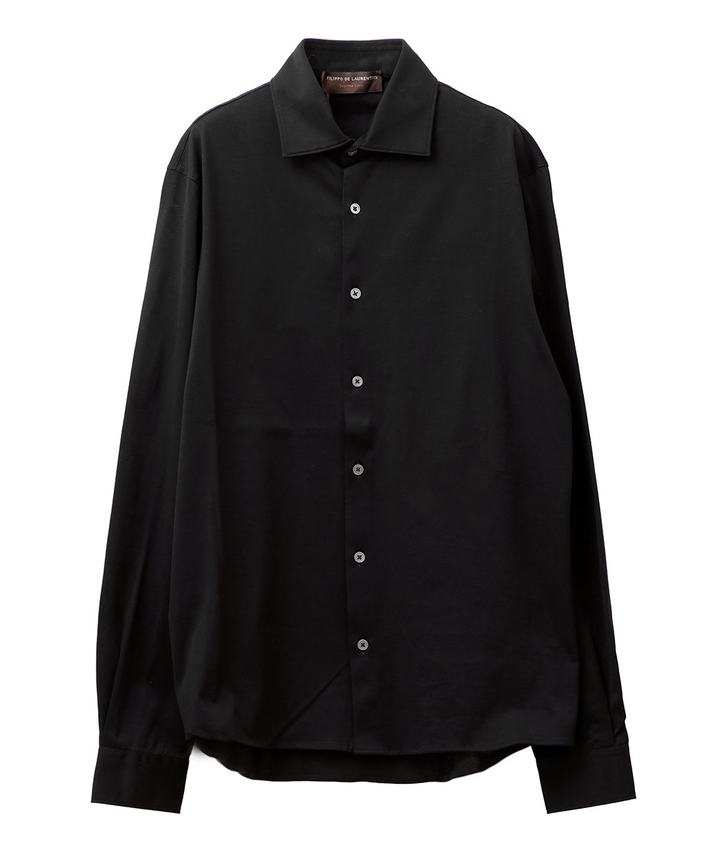 FILIPPO DE LAURENTIISのスーピマコットン レギュラーカラー ジャージーシャツ干場氏モデル コラボ別注