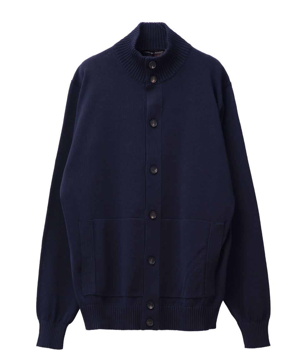 FILIPPO DE LAURENTIISのクレープコットン ニットブルゾンB.R.CHANNELご紹介モデル