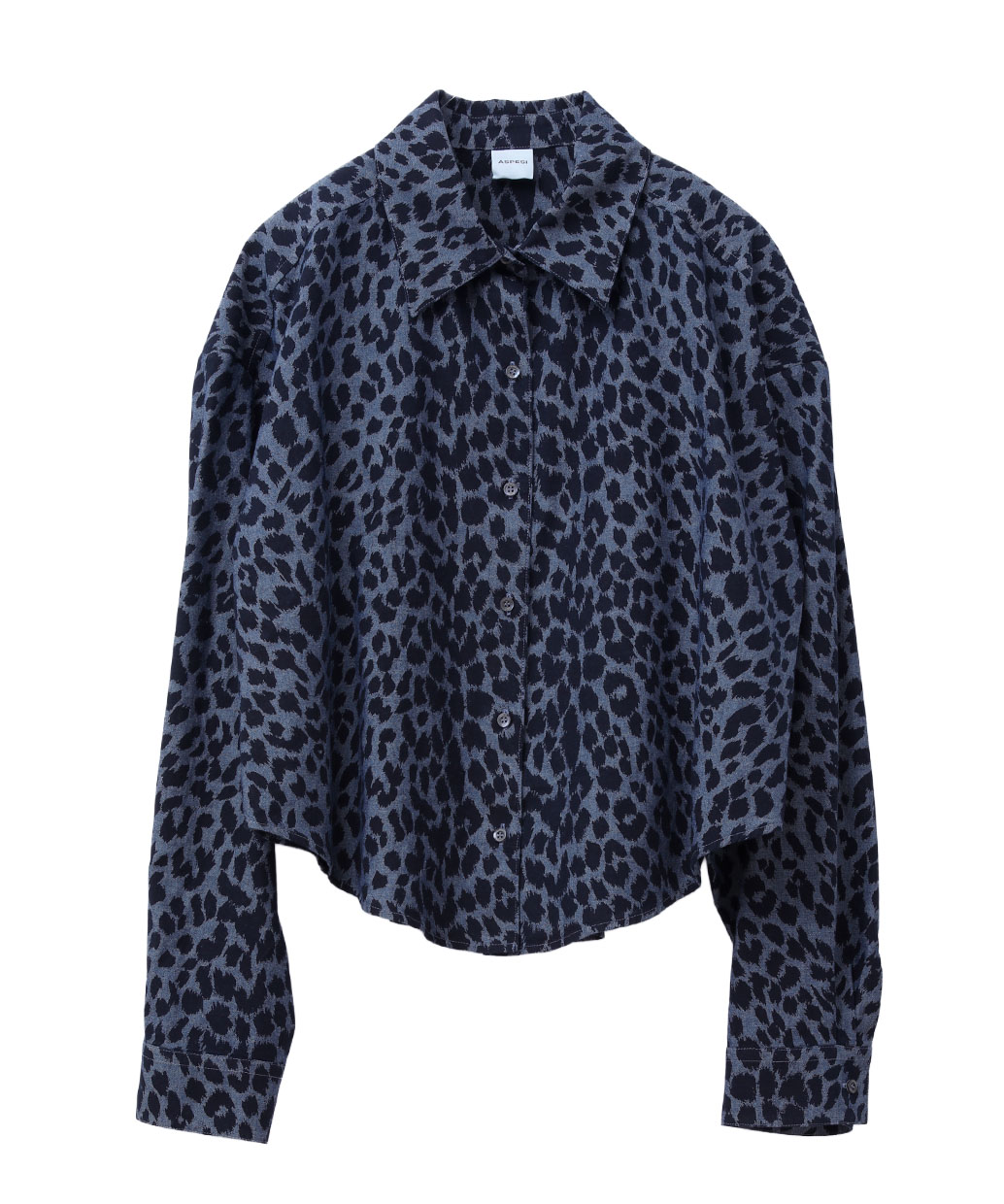 ASPESIのコットン レオパード シャツWomen’s（Setup 可能モデル）