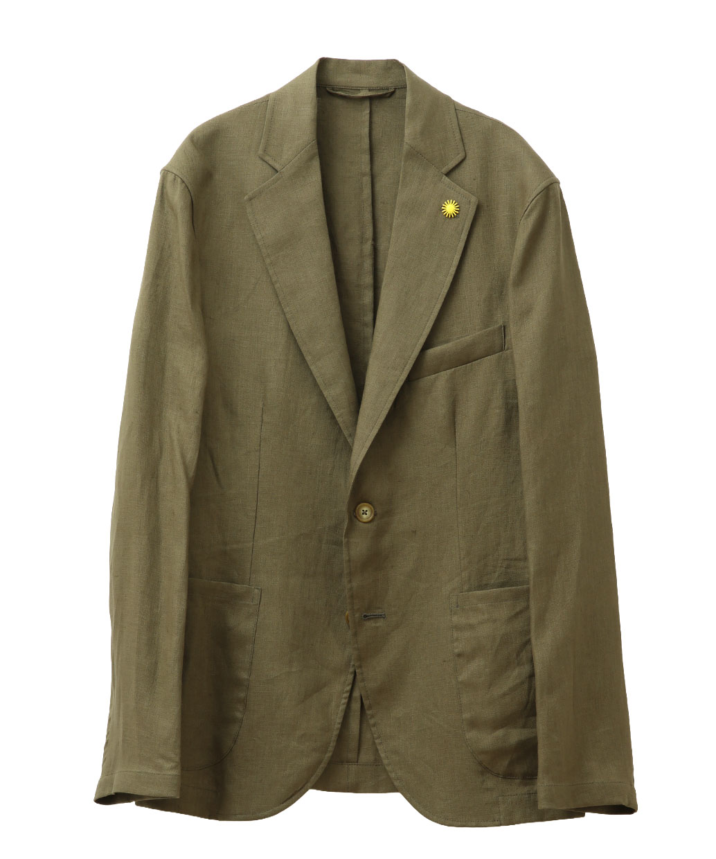 GIANNETTOのリネン シングル ジャケット