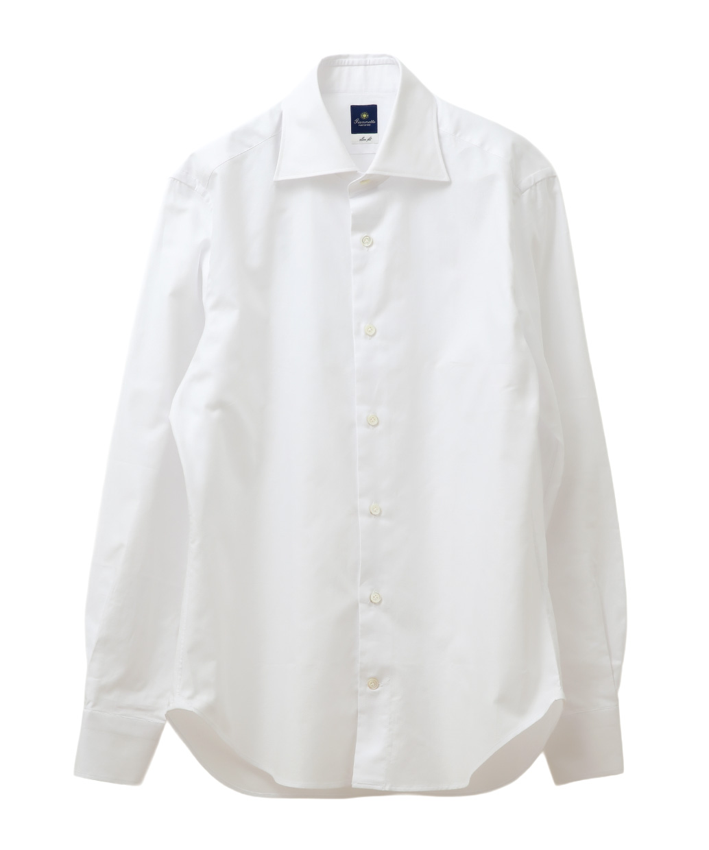 GIANNETTOのコットン オックスフォード セミワイドカラーシャツ