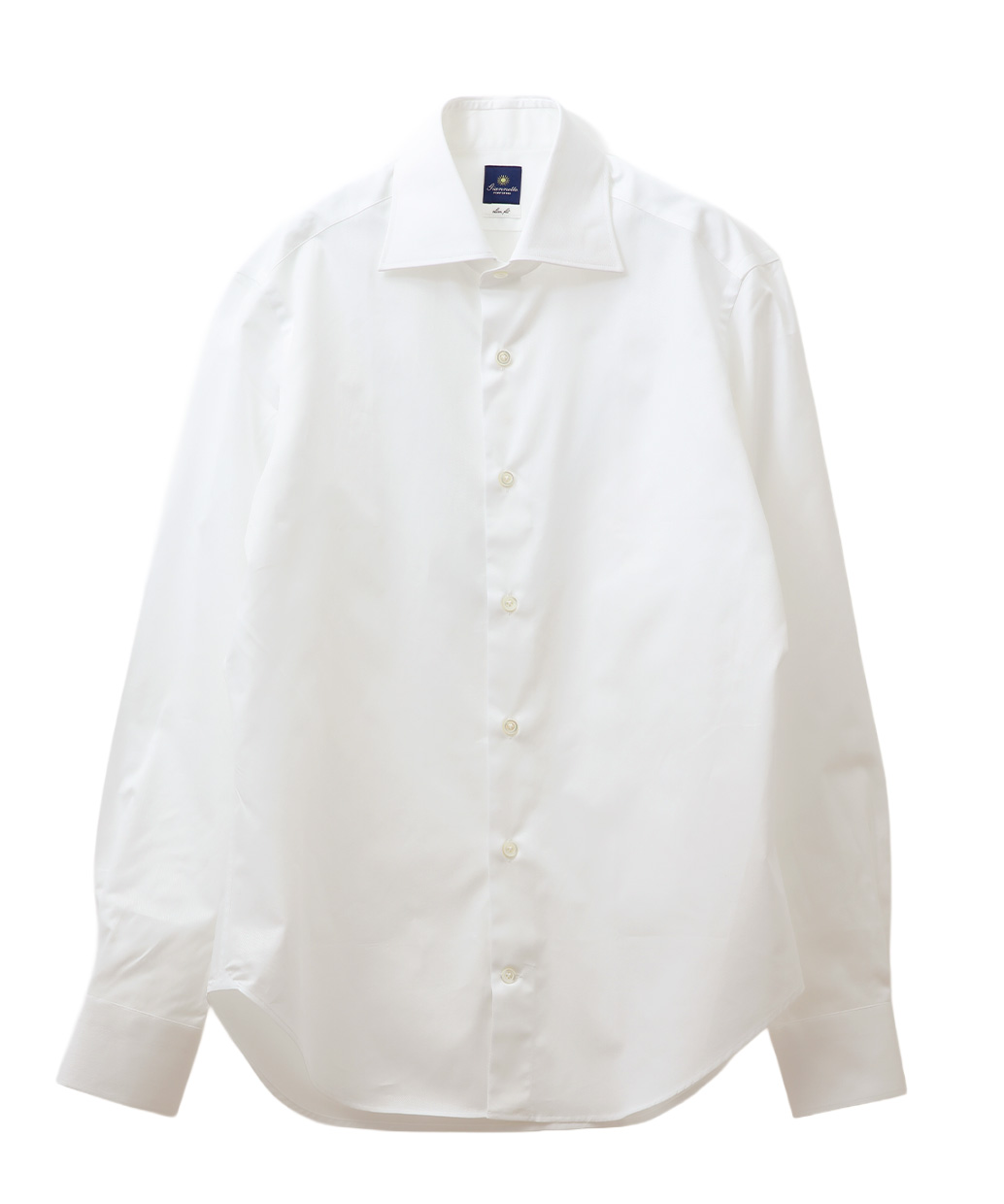GIANNETTOのコットン ツイル セミワイドカラーシャツ