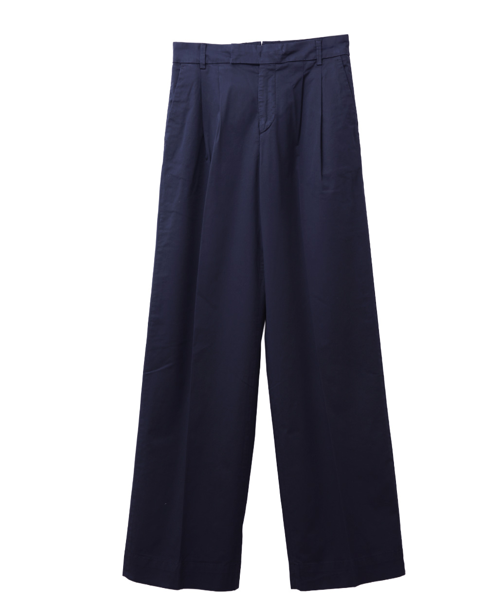 BRIGLIA 1949のコットン ストレッチ ワイドパンツWomen’s