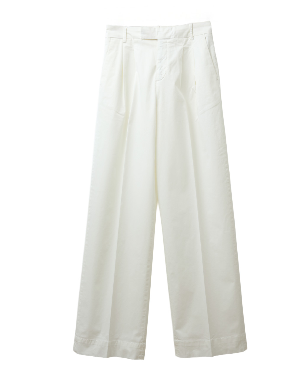 BRIGLIA 1949のコットン ストレッチ ワイドパンツWomen’s