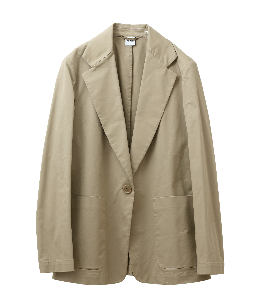 ASPESIのコットンストレッチ シングル ジャケットWomen’s（Setup 可能モデル）