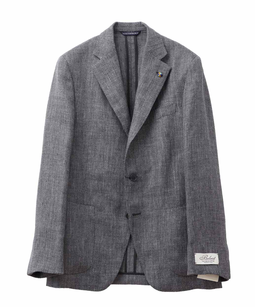 BELVESTのリネンウール シングル ジャケット