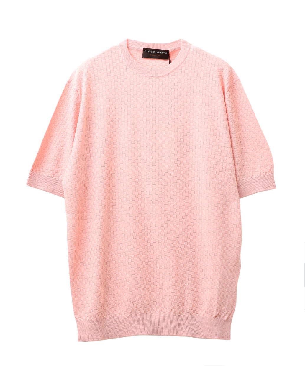 FILIPPO DE LAURENTIISのコットン 編地 クルーネック ニット