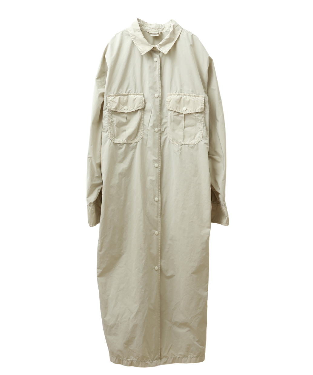ASPESIのポリエステルナイロン ロングシャツコートWomen’s