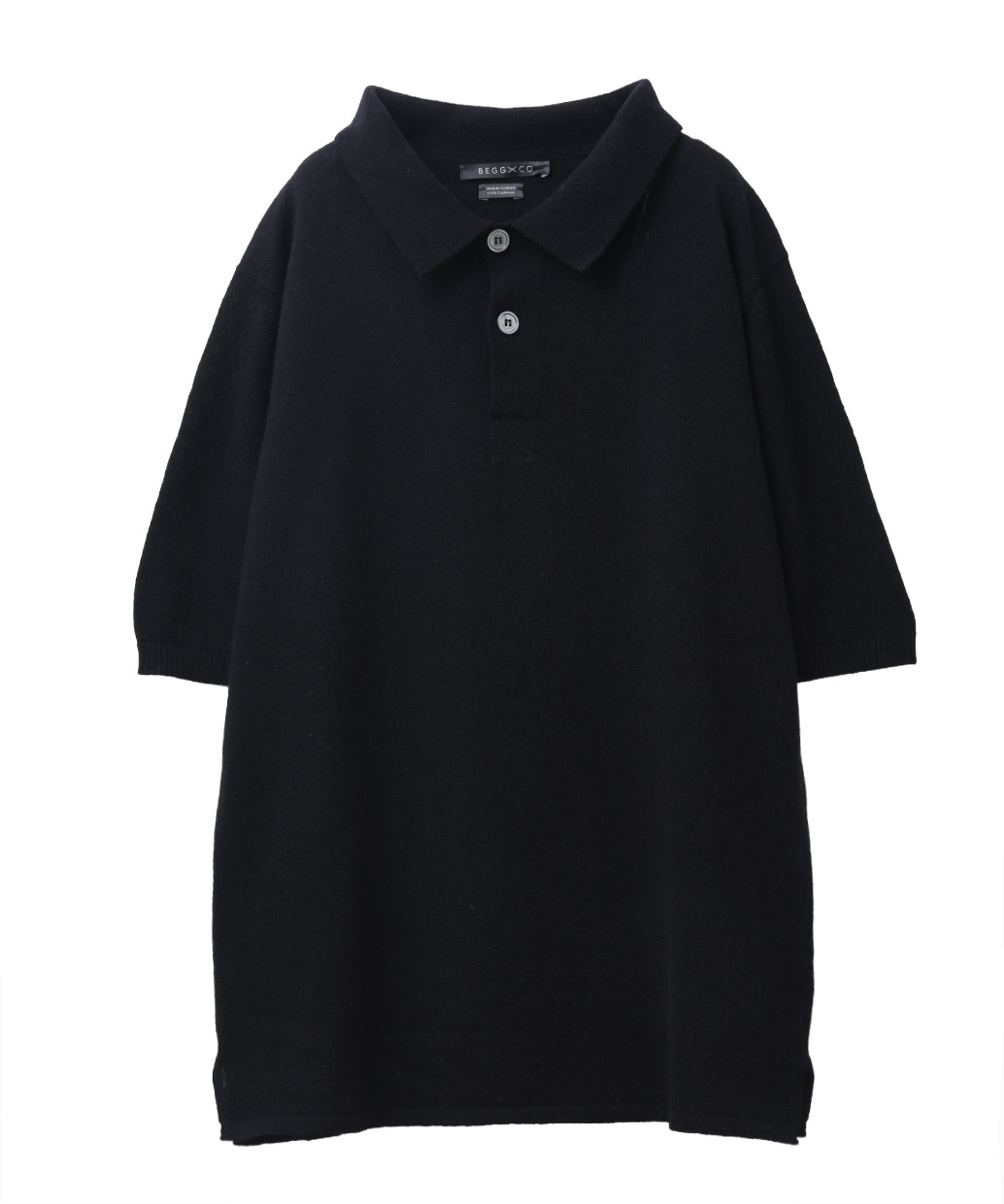BEGG×COのカシミヤ ニットポロ