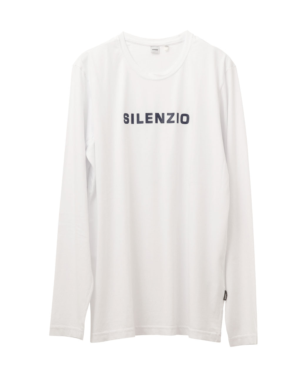 ASPESIのコットン ロングスリーブ カットソーSILENZIO
