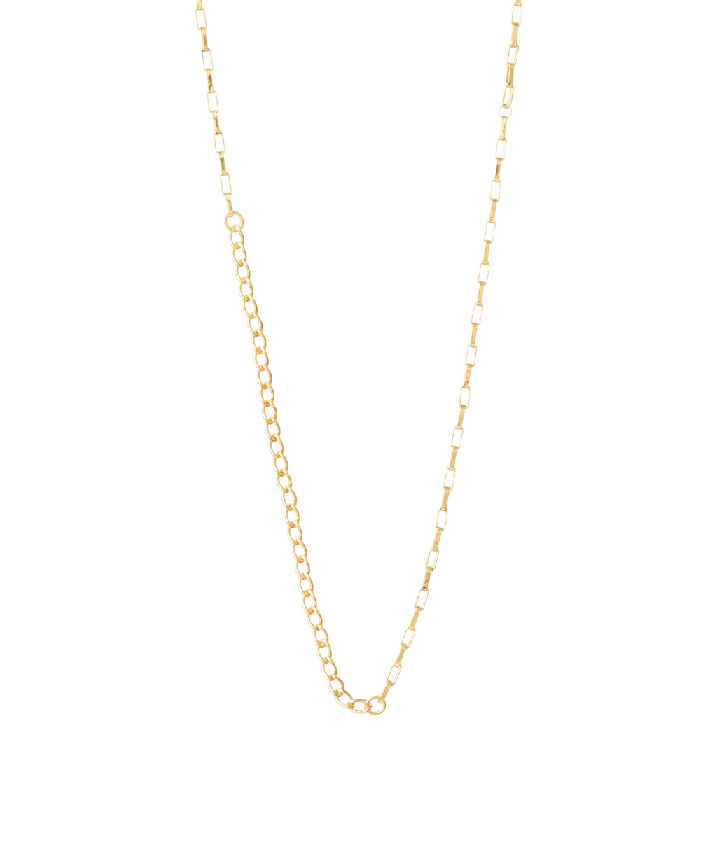 BAR JEWELLERYのイエローゴールド プレーン ネックレス