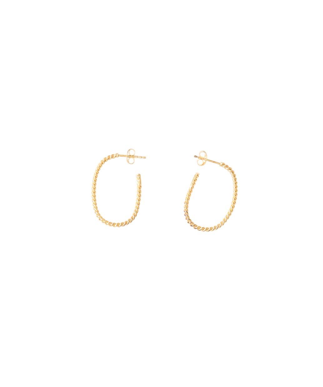 BAR JEWELLERY イエローゴールド ピアス