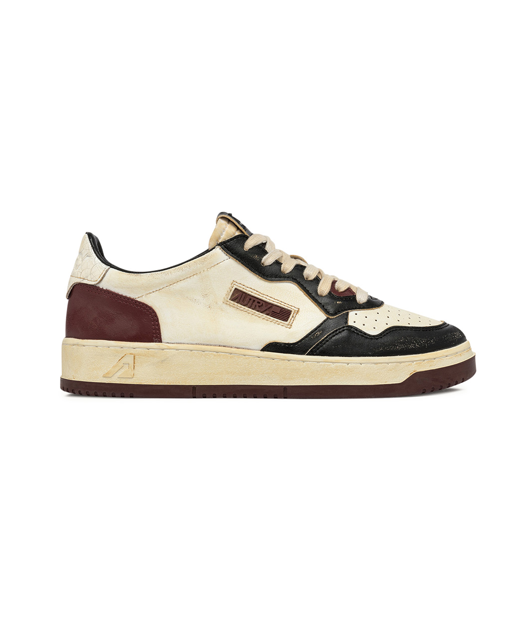 AUTRY〈オートリー〉Men'sのSUP_VINT_LOW_ BEICRACK/LEATHER