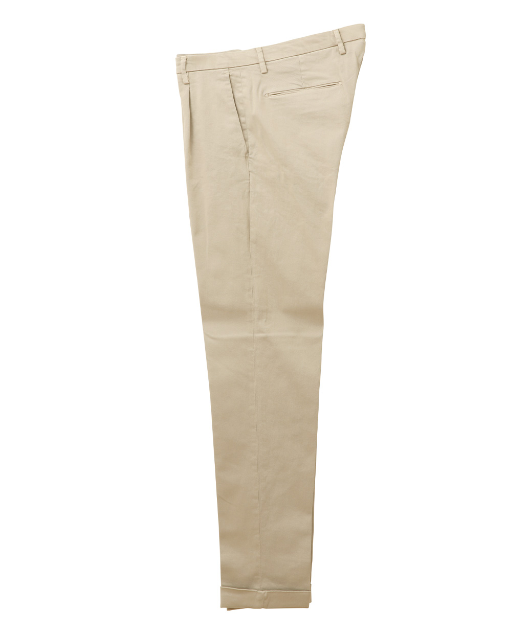 BRIGLIA 1949 BG07 コットン ストレッチ ワンプリーツ パンツ