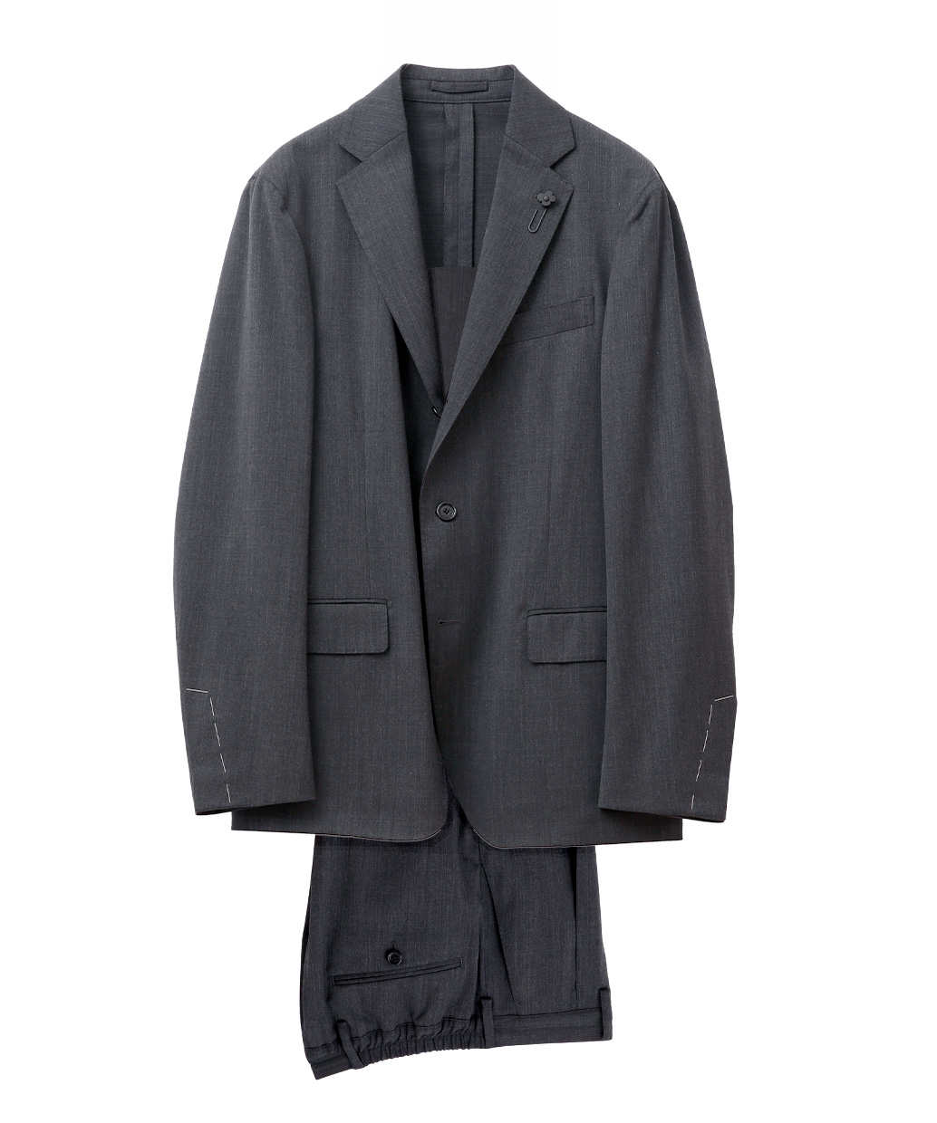 LARDINIのウールストレッチ シングルスーツ