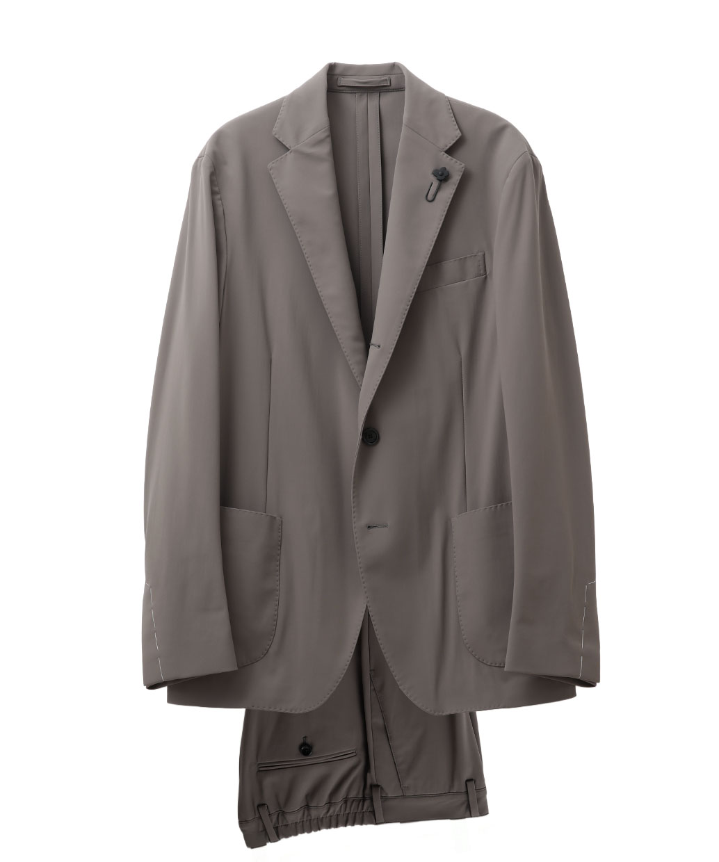 LARDINI〈ラルディーニ〉のナイロンポリウレタン シングル スーツ EASYWEAR
