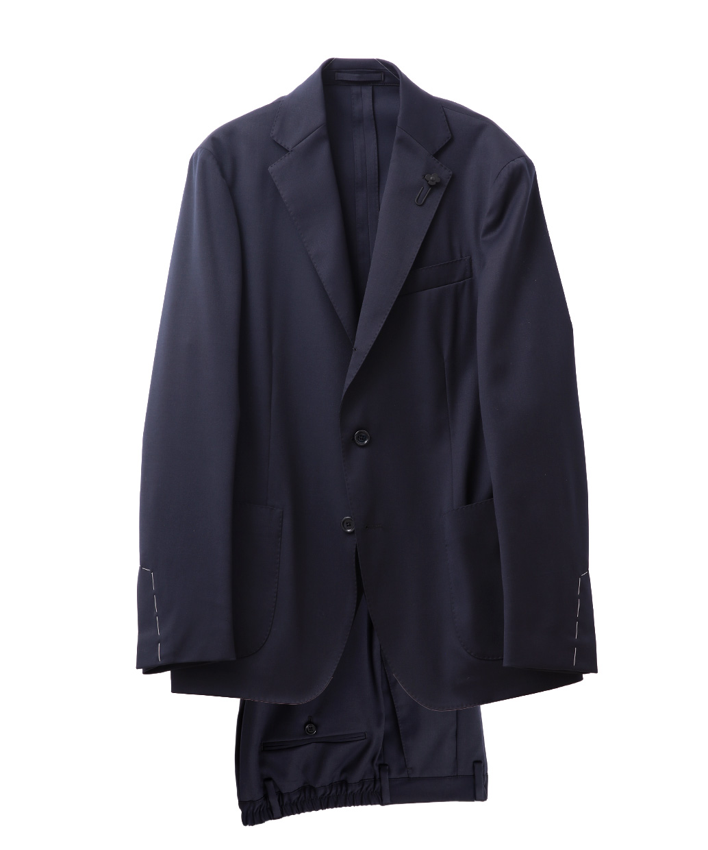 LARDINI〈ラルディーニ〉のポリエステルウール シングル スーツ EASYWEAR