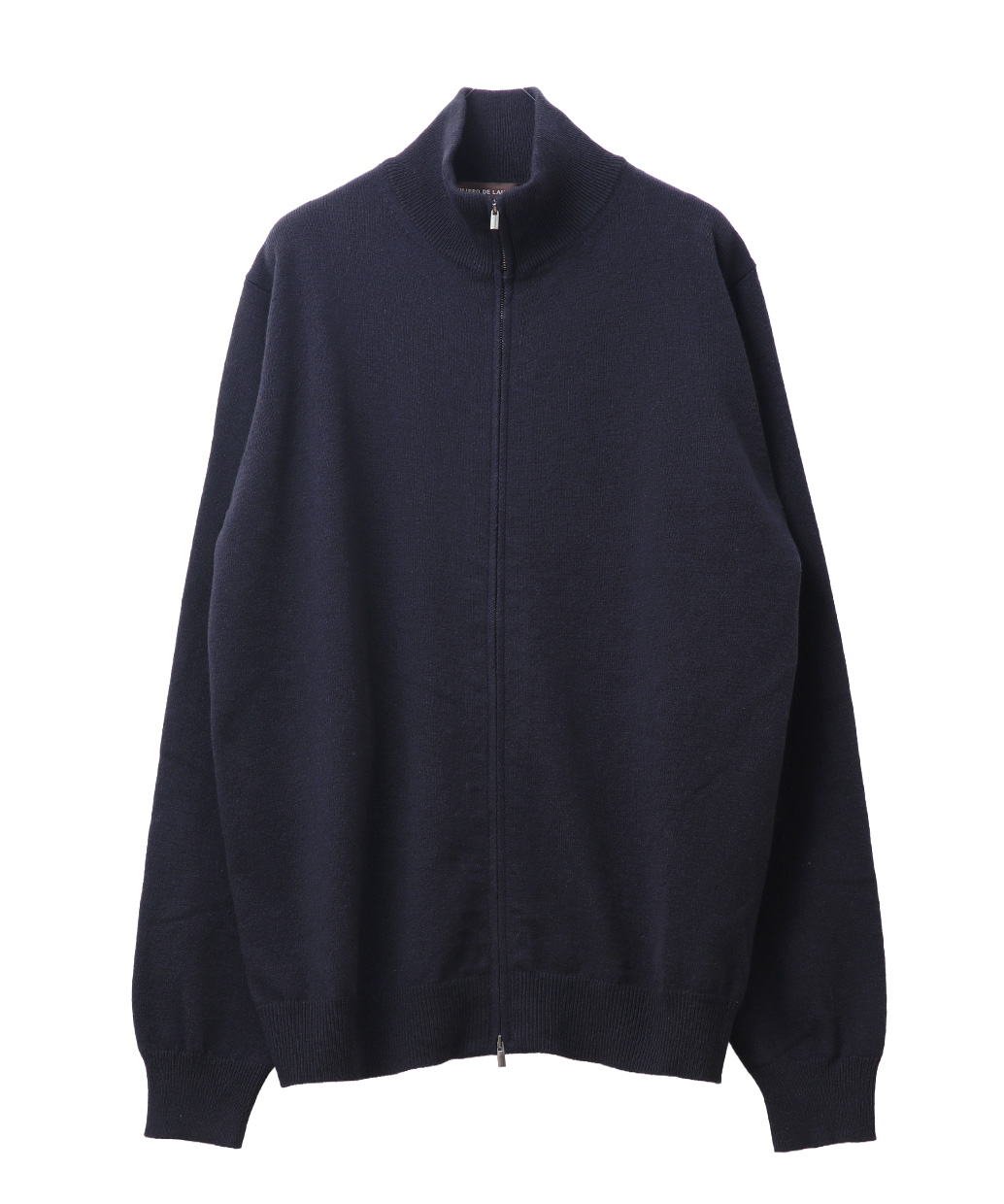 FILIPPO DE LAURENTIIS〈フィリッポ デ ローレンティス〉のウールカシミヤ ジップアップニット干場氏モデル