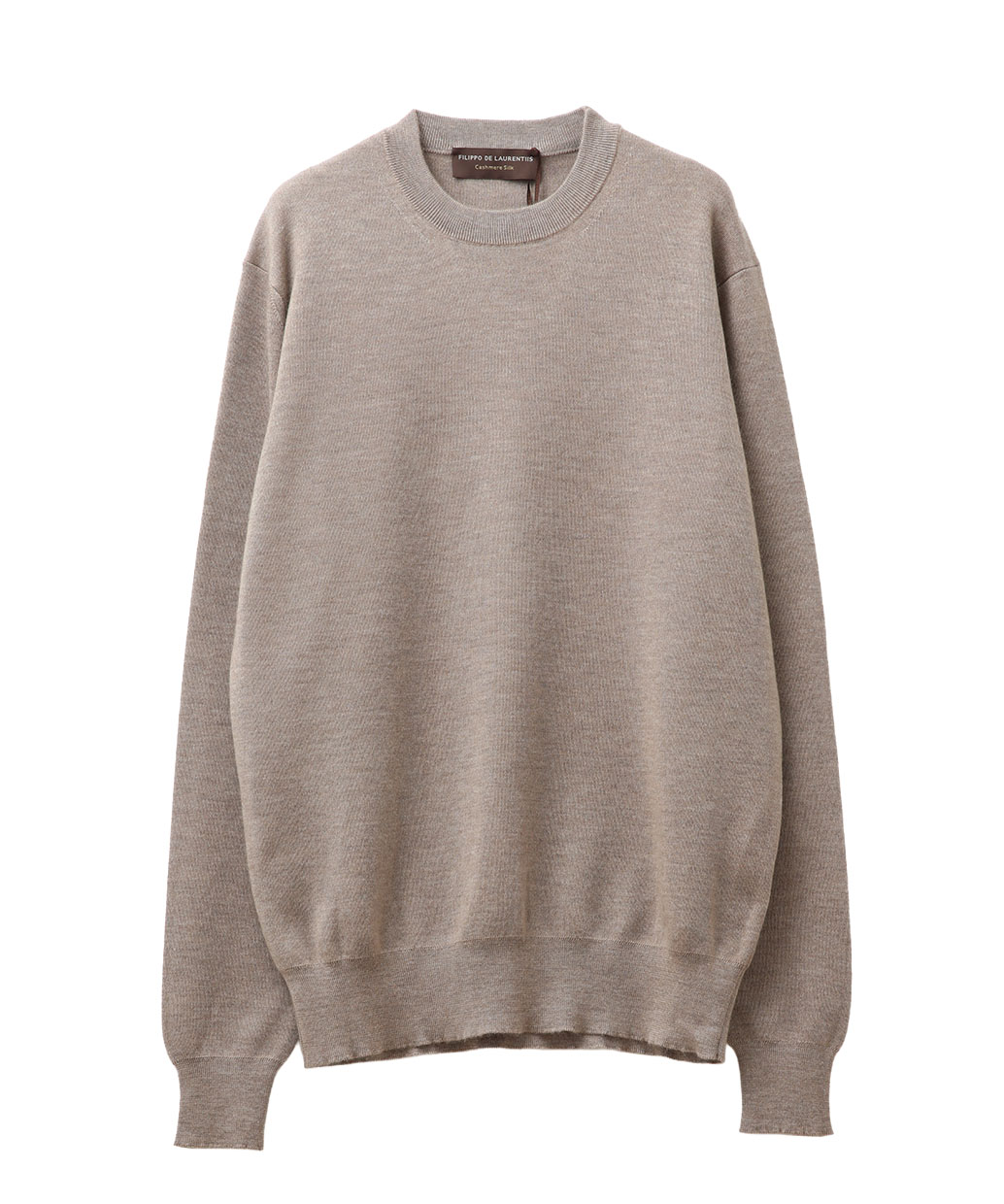 FILIPPO DE LAURENTIIS〈フィリッポ デ ローレンティス〉のカシミヤシルク クルーネック ニット干場氏モデル