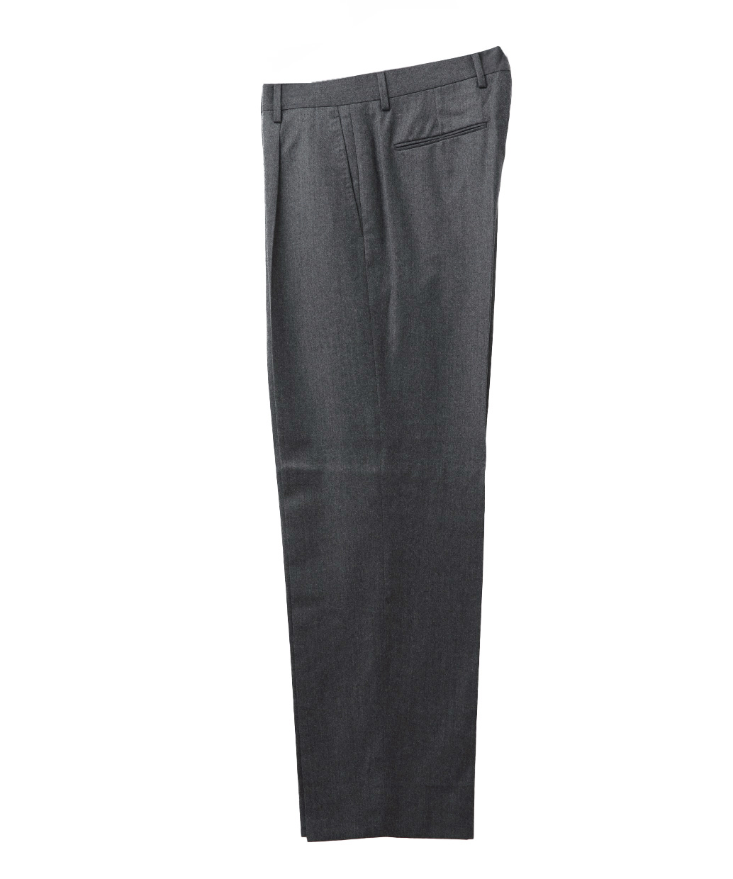 BRIGLIA 1949〈ブリリア 1949〉MARGUTTAのウール カシミヤ ワンプリーツ ストレートパンツ干場氏モデル