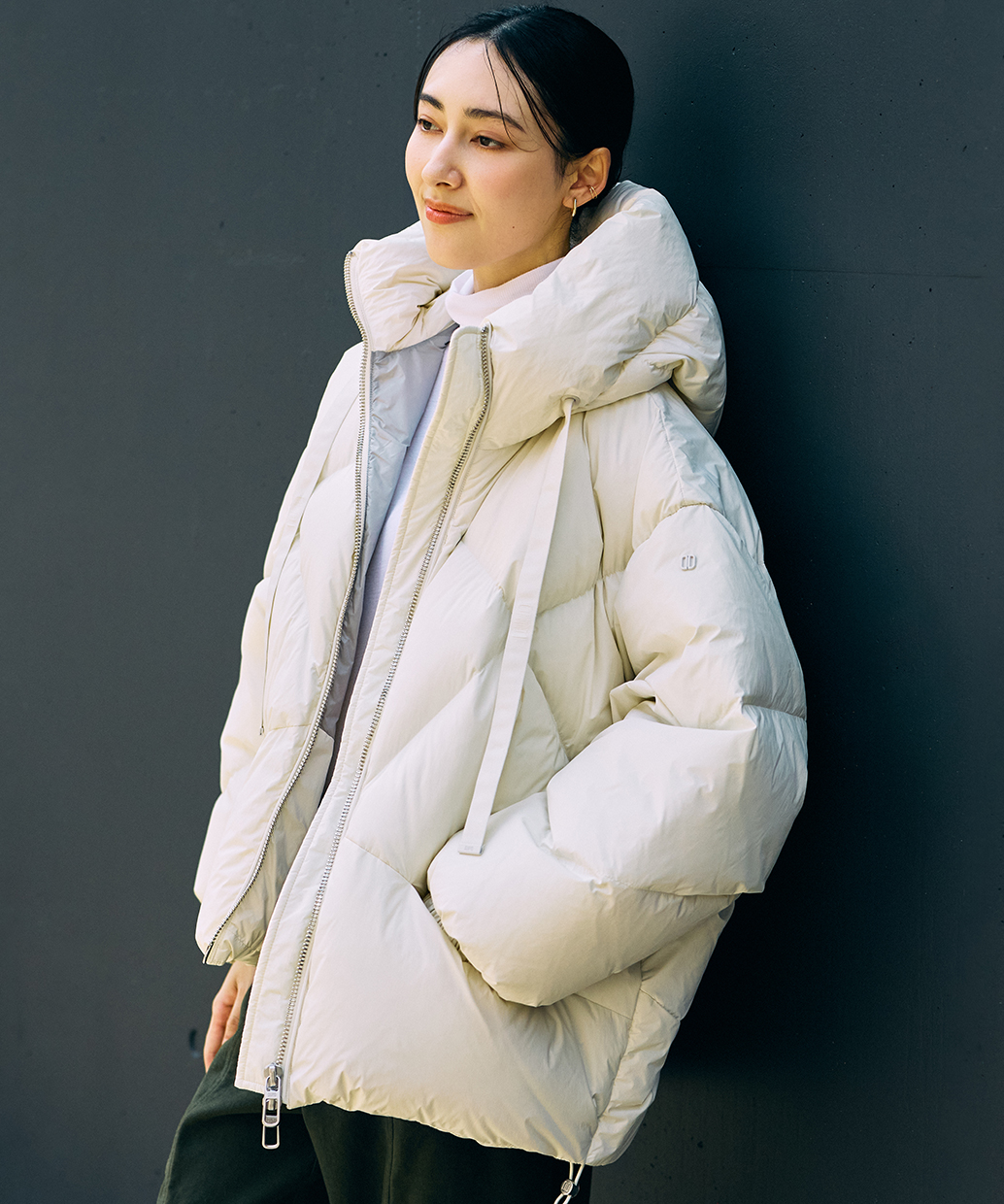 DUNO PEGGIEのフーデッド キルト ダウンブルゾンWomen’s