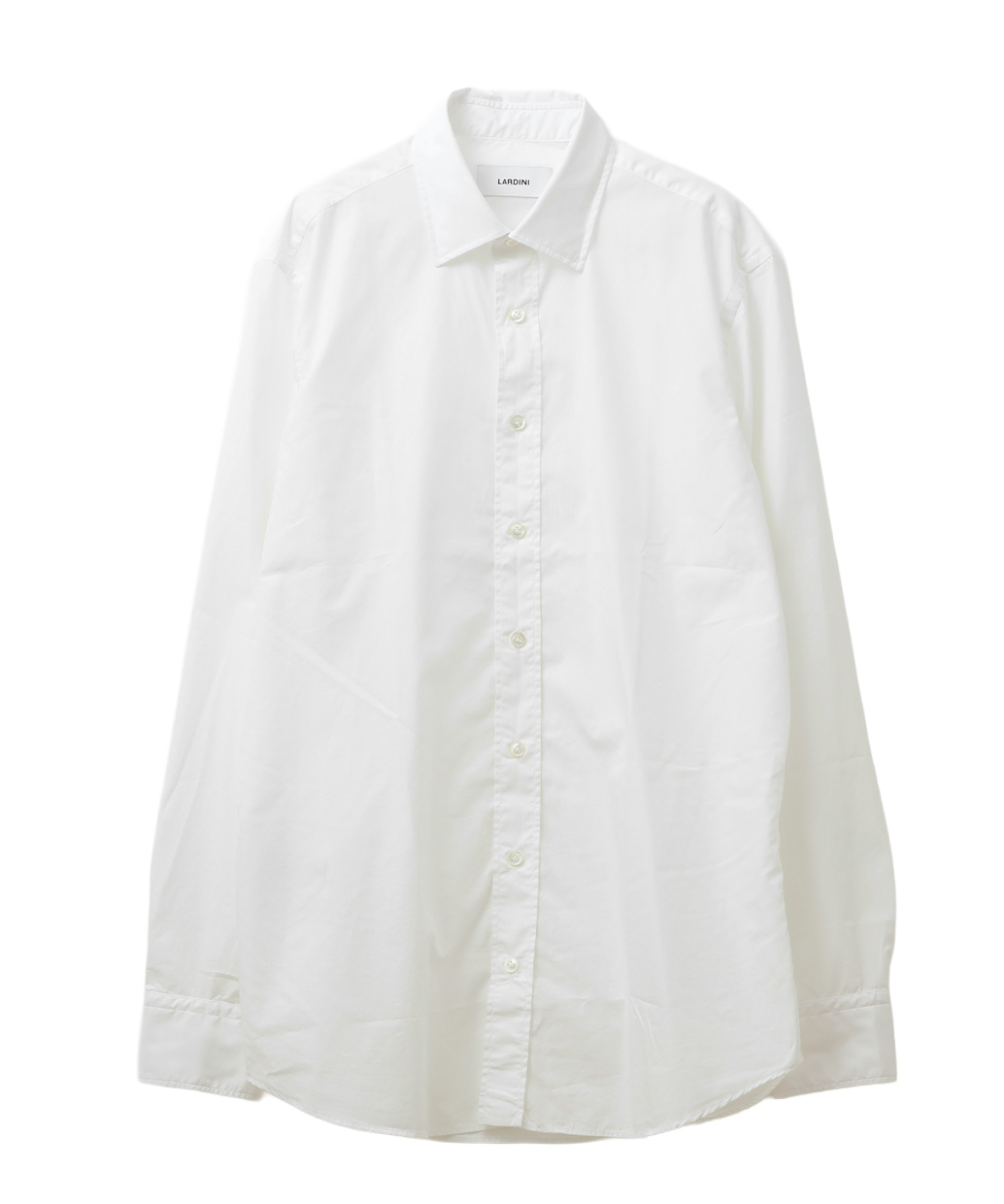 LARDINI〈ラルディーニ〉のコットン レギュラーカラー シャツ