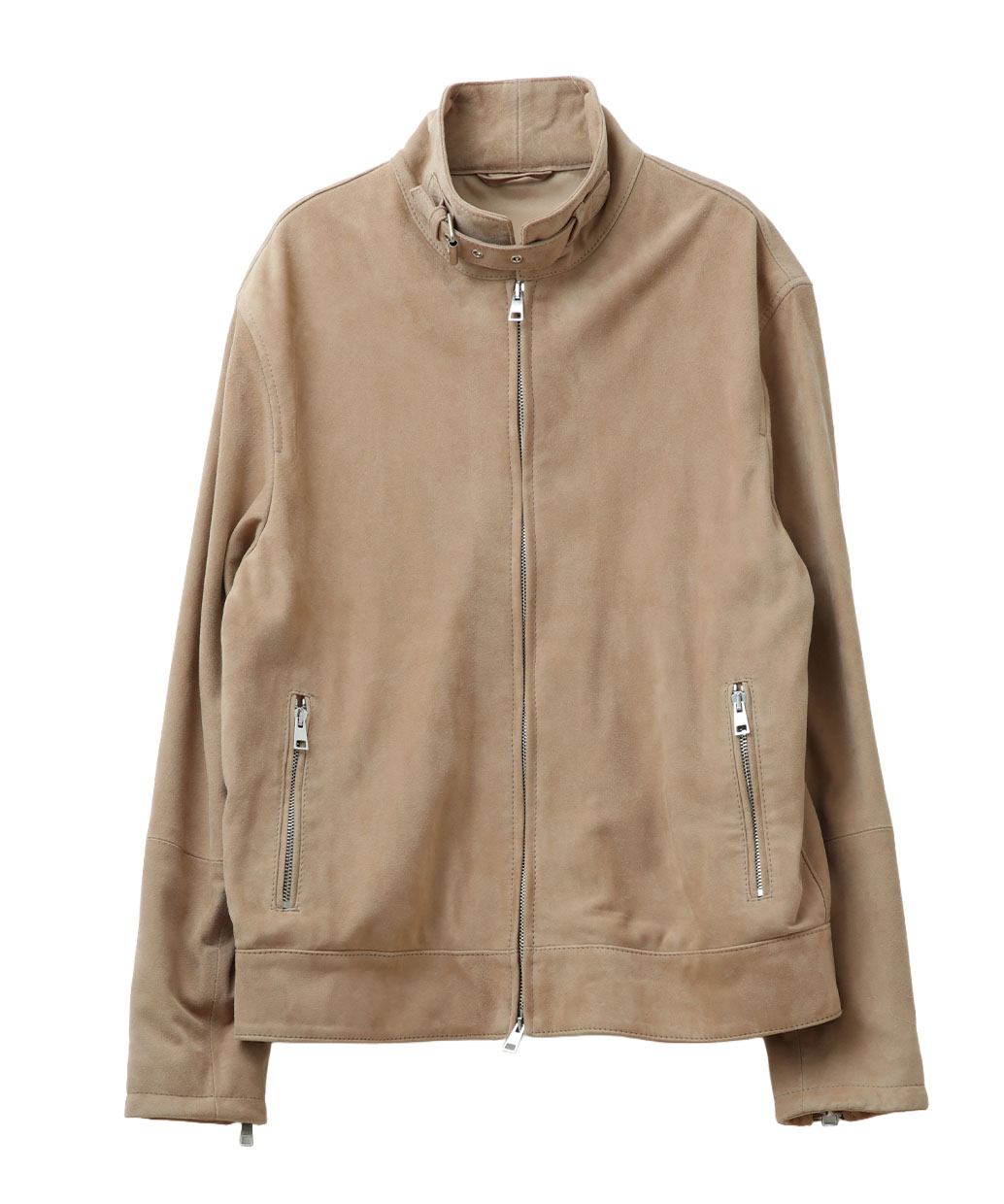 L'EDELLI〈レデッリ〉のラムレザー スエード ブルゾン