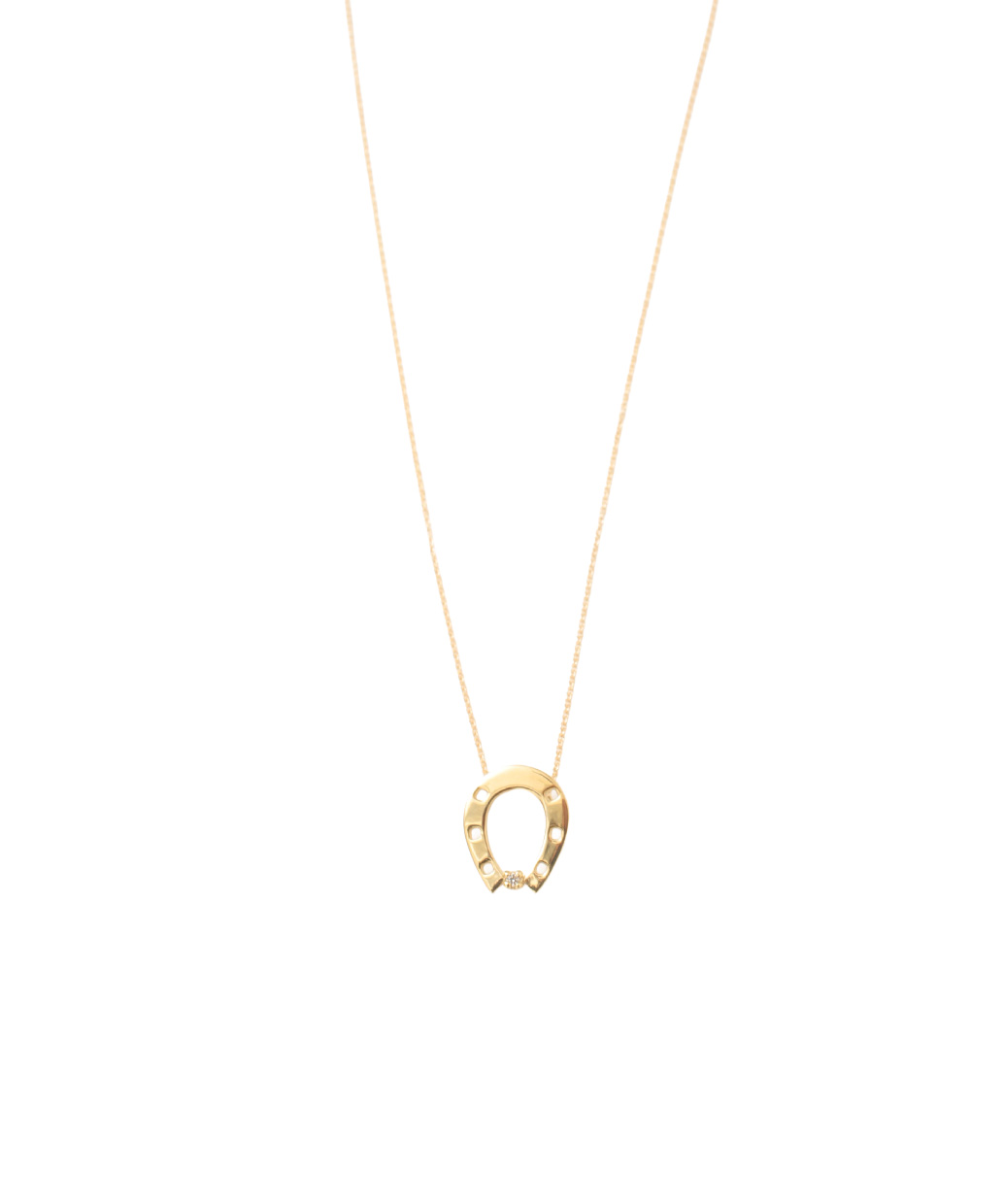 ALIITA〈アリータ〉のゴールド ダイヤモンド ホースシュー ネックレスWomen's