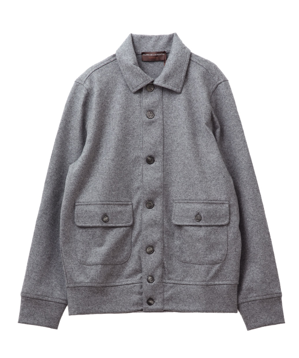 FILIPPO DE LAURENTIIS〈フィリッポ デ ローレンティス〉のウールカシミヤ ニットブルゾン