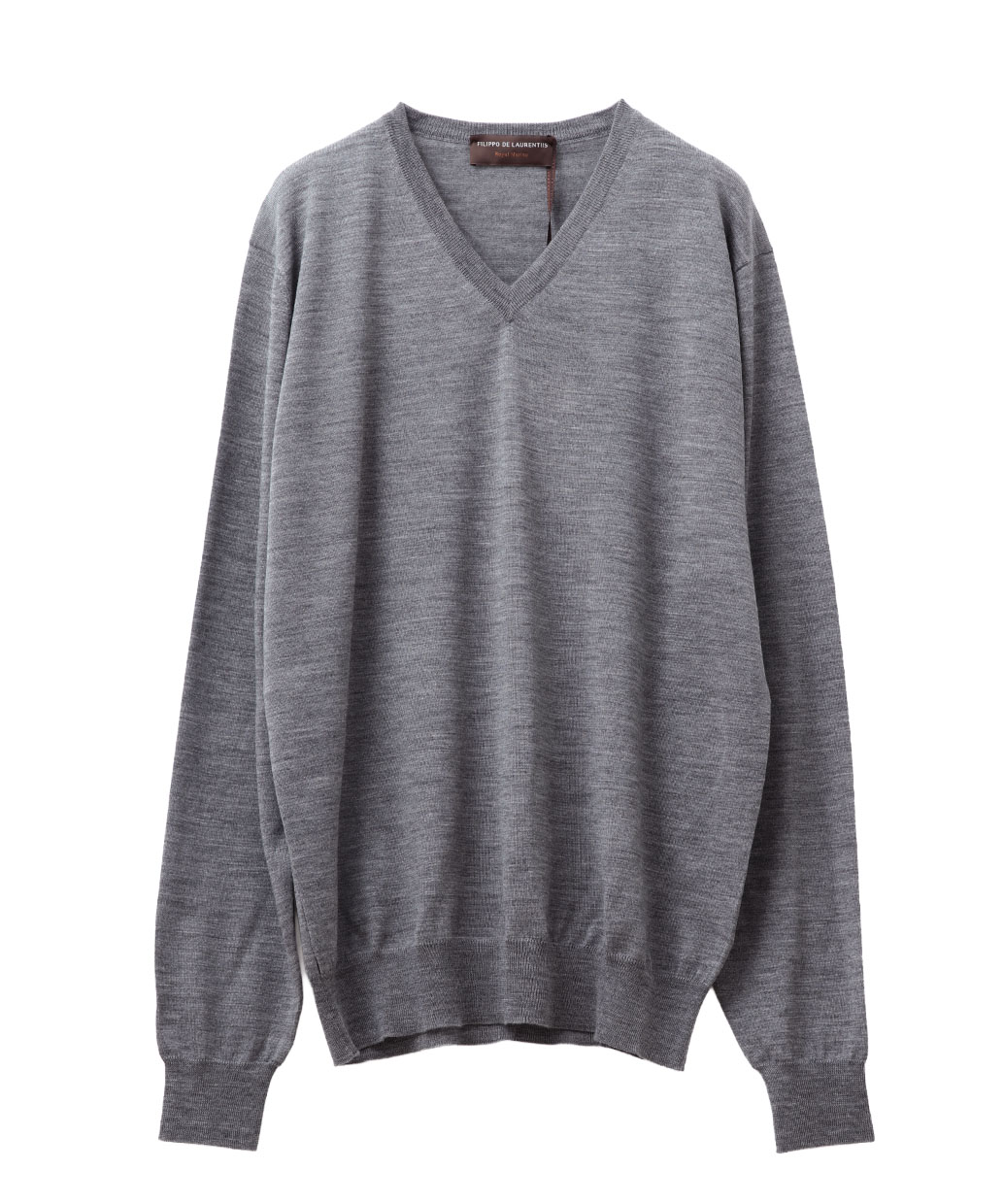 FILIPPO DE LAURENTIIS〈フィリッポ デ ローレンティス〉のロイヤルメリノ Vネック ニット