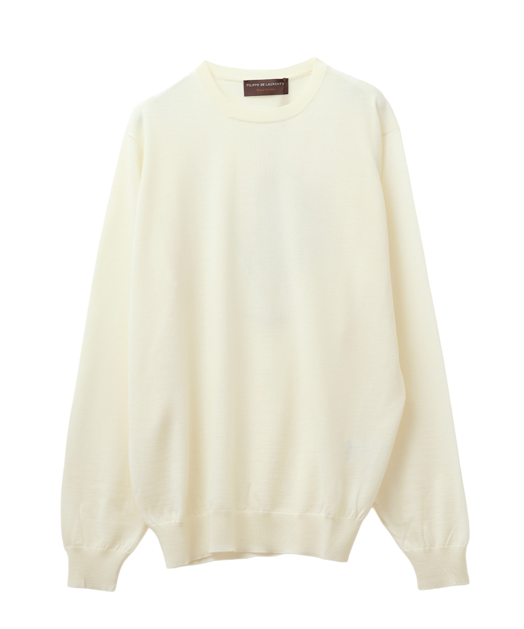 FILIPPO DE LAURENTIIS〈フィリッポ デ ローレンティス〉のロイヤルメリノ クルーネック ニット
