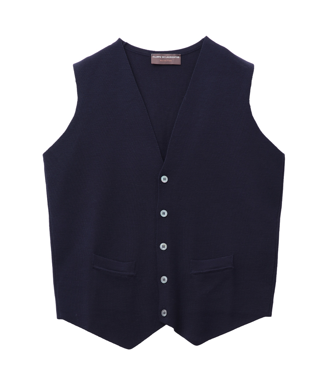 FILIPPO DE LAURENTIIS〈フィリッポ デ ローレンティス〉のウール ニットジレ