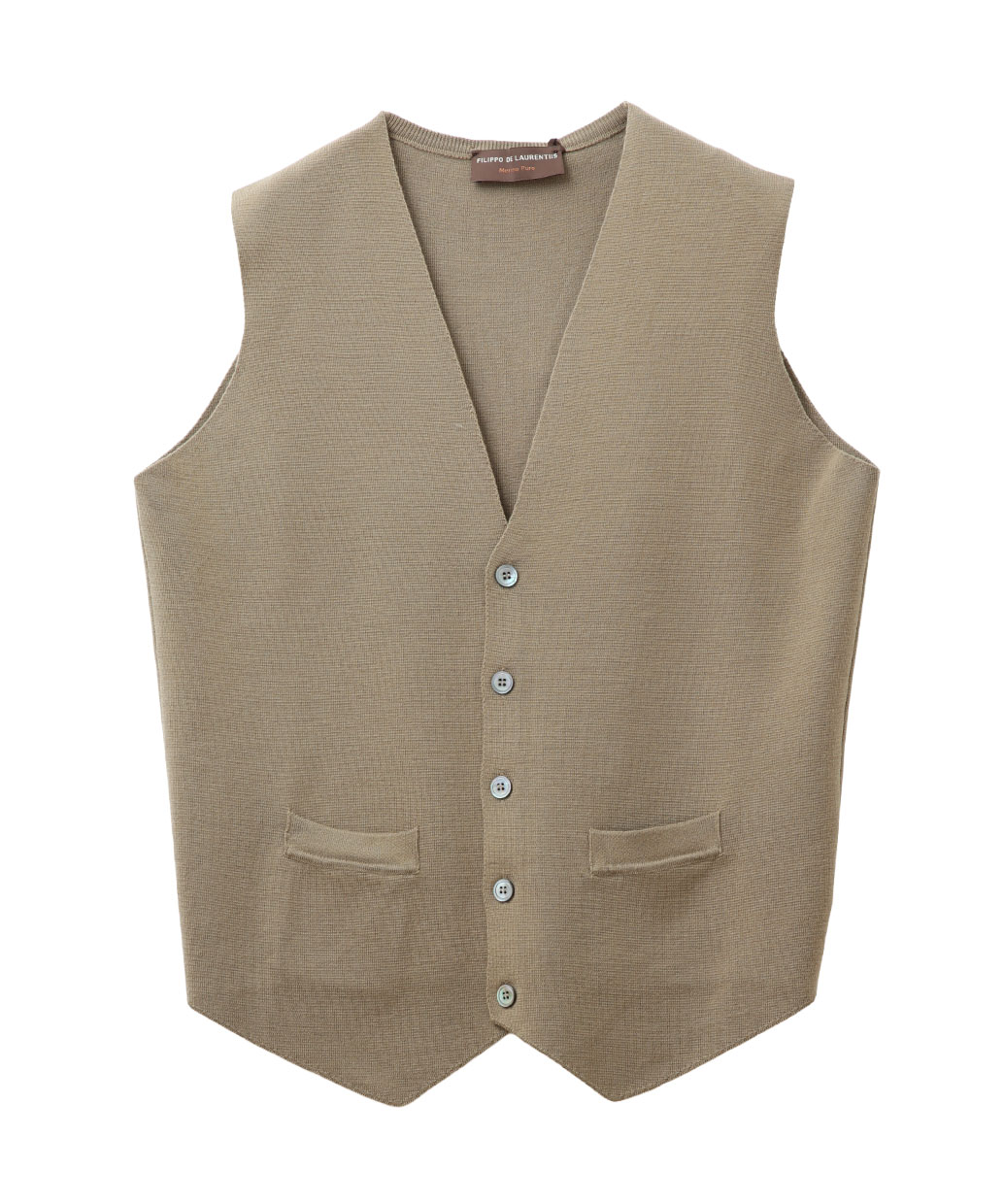 FILIPPO DE LAURENTIIS〈フィリッポ デ ローレンティス〉のウール ニットジレ