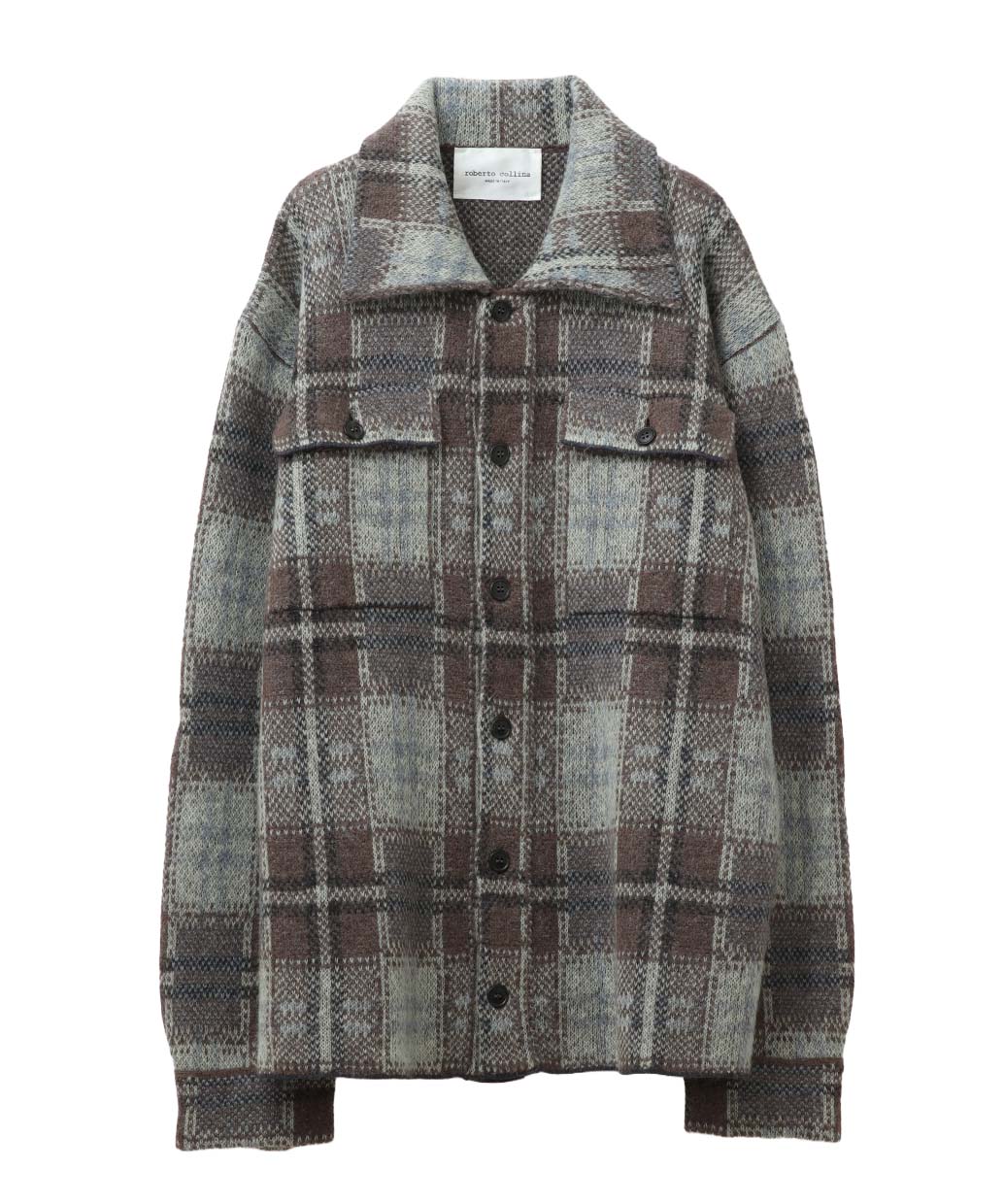 ROBERTO COLLINA〈ロベルト コリーナ〉のアルパカナイロンウール ニットジャケット
