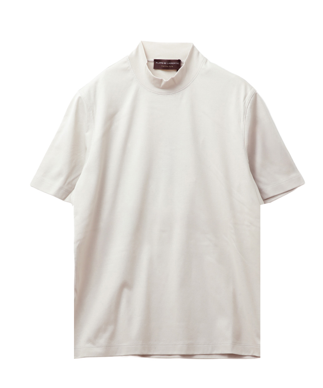FILIPPO DE LAURENTIIS〈フィリッポ デ ローレンティス〉のスーピマコットン モックネック カットソー