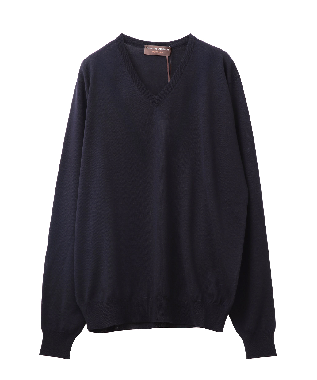 FILIPPO DE LAURENTIIS〈フィリッポ デ ローレンティス〉のロイヤルメリノ Vネック ニット