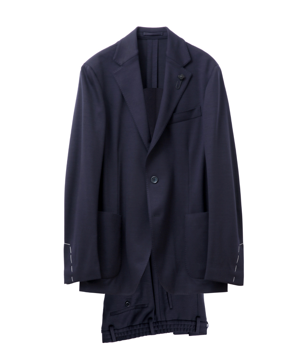 LARDINIのウール ジャージ シングル スーツ EASYWEARB.R.CHANNELご紹介モデル