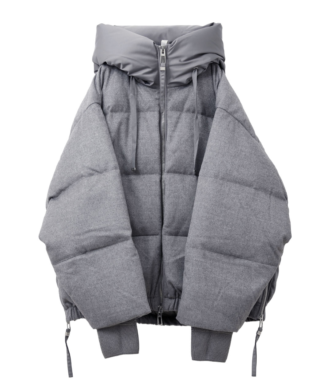 DUNO HEKAのサイドジップ フーデッド ダウンブルゾンWomen’s