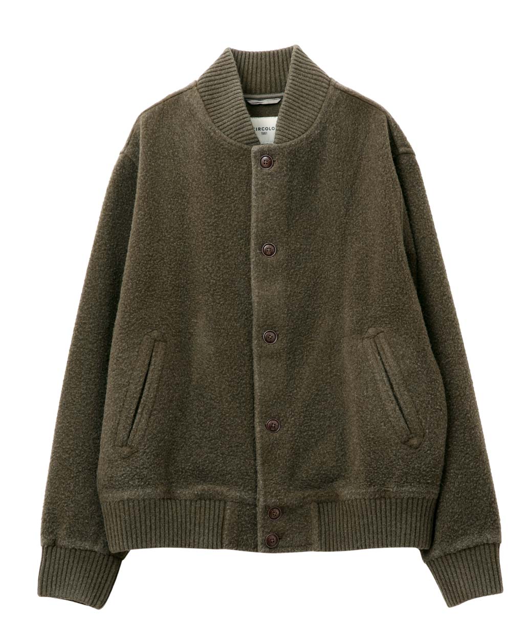 CIRCOLO 1901 ウールナイロン スタジャン ブルゾン