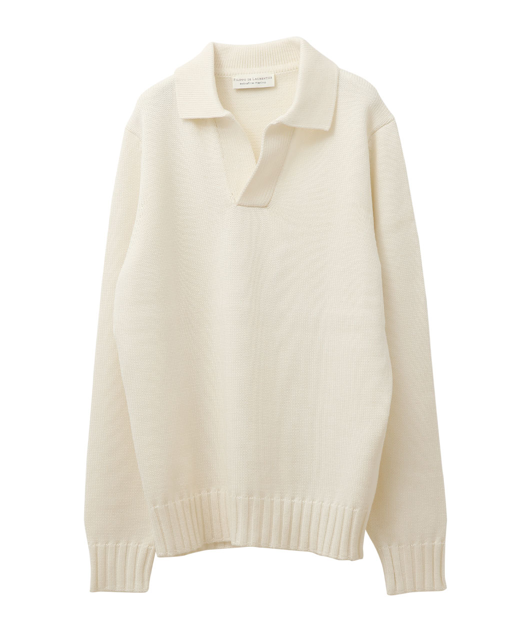 FILIPPO DE LAURENTIISのメリノウール スキッパーニット