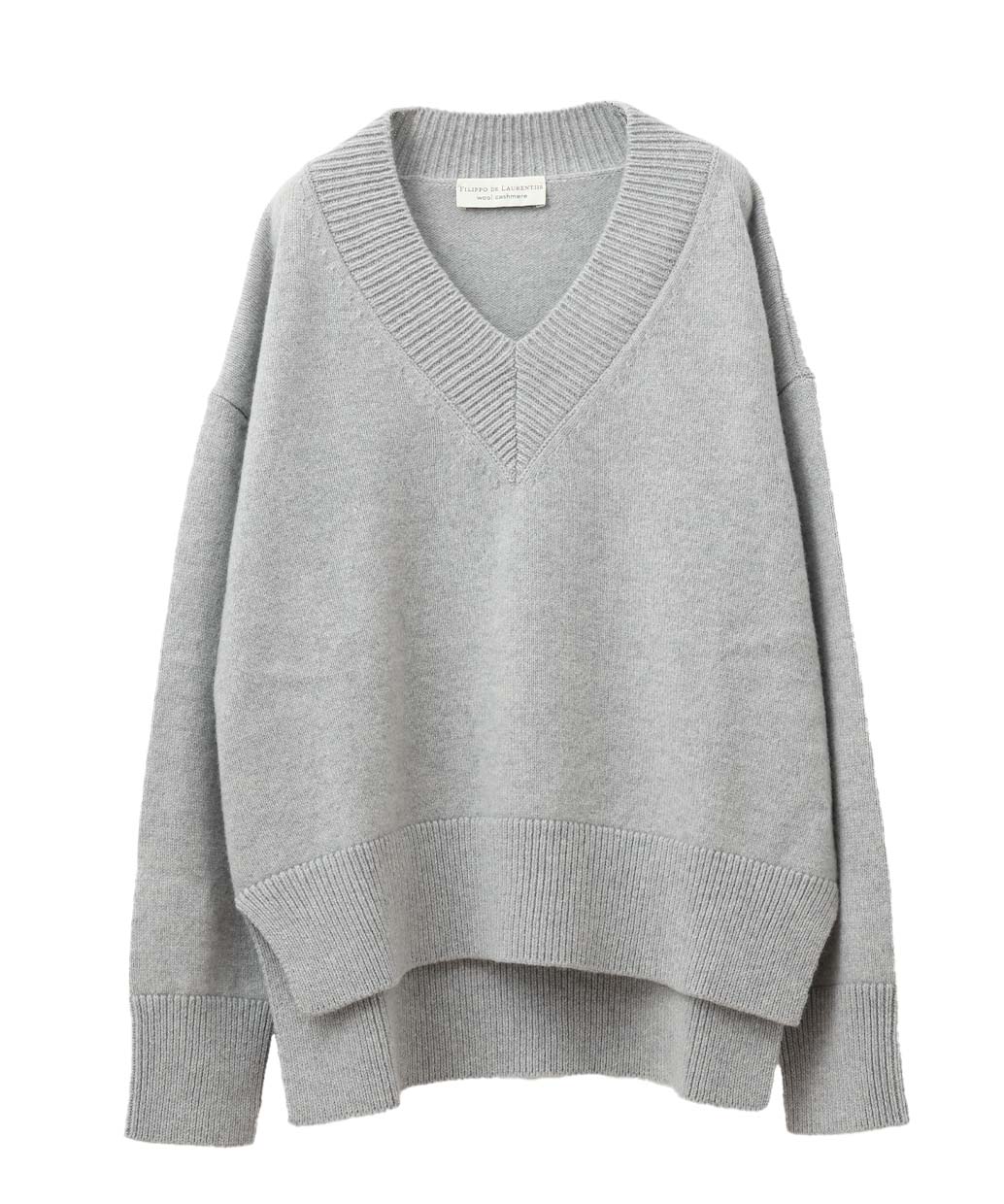 FILIPPO DE LAURENTIISのメリノウールカシミヤ Ｖネック ニットWomen’s