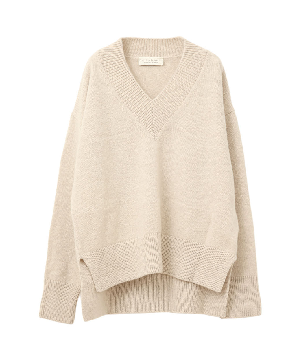 FILIPPO DE LAURENTIISのメリノウールカシミヤ Ｖネック ニットWomen’s