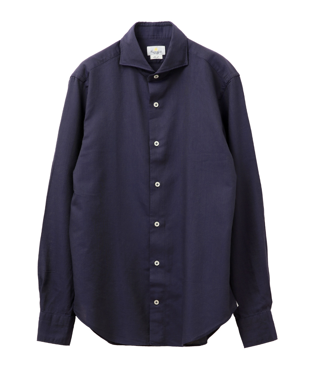 GIANNETTOのコットン オックスフォード カッタウェイカラー シャツ