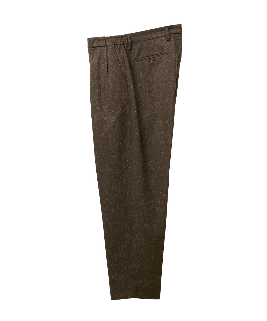 BRIGLIA 1949 ウールツイード ツープリーツ パンツ
