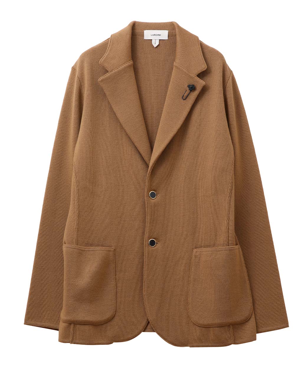 LARDINIのウール シングル ニットジャケット